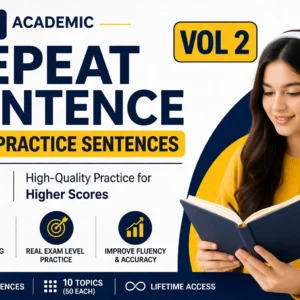 PTE Repeat Sentence Mega Practice 2026 – 500 High-Scoring Questions Vol2