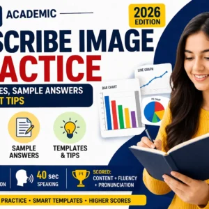 PTE Describe Image Practice 2026 – Templates, Sample Answers & Expert Tips